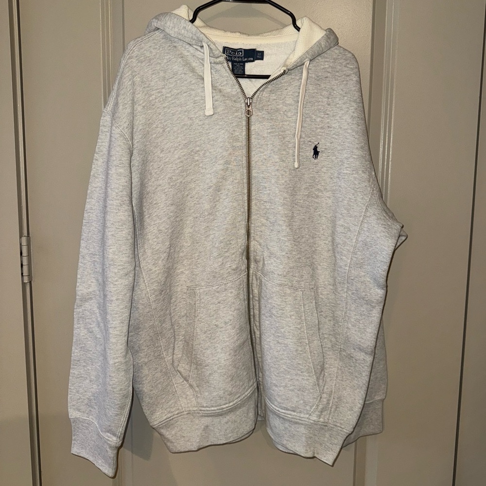 Polo Ralph Lauren Fleece Full-Zip Hoodie (Size Large Tall)